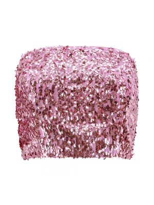 Crop top mit reißverschluss Rotate Birger Christensen pink