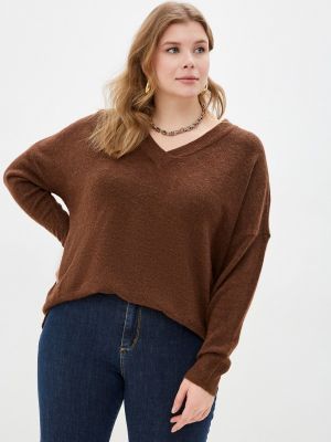 Пуловер Zizzi, коричневий