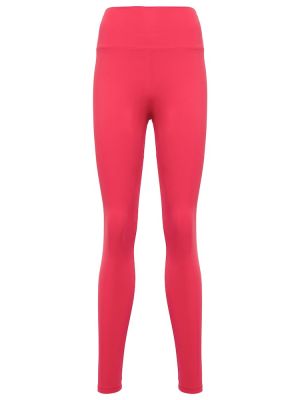 Spodnie sportowe z wysoką talią Lanston Sport różowe