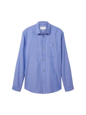 Дънкова риза Tom Tailor Denim синьо