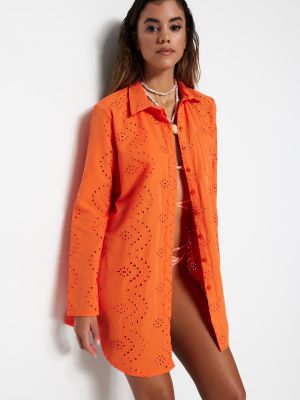 Košeľa Trendyol oranžová