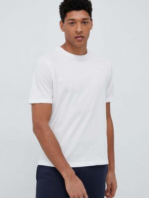 Памучна тениска с дълъг ръкав Peak Performance бяло