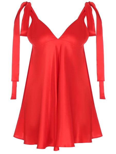 Красная шелковая пижама Amoralle
