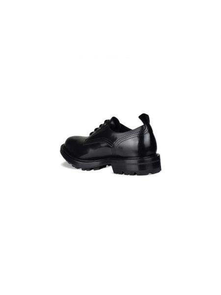 Zapatos derby de cuero Alexander Mcqueen negro