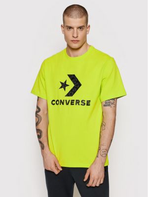 Със звездички тениска Converse зелено