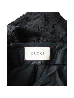 Pantalones de algodón Gucci negro