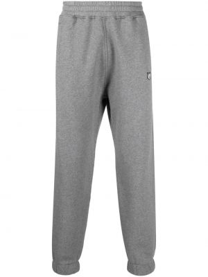 Pantalon de joggings en coton Maison Kitsuné gris