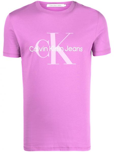 T-shirt Calvin Klein lila