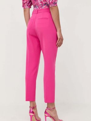 Pantaloni cu talie înaltă Custommade roz