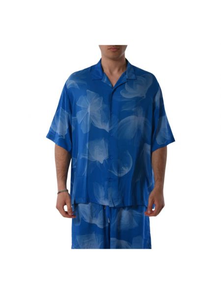 Koszula Armani Exchange niebieska
