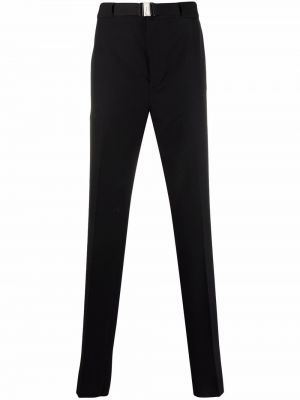 Παντελόνι με ίσιο πόδι Givenchy μαύρο