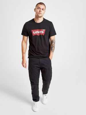 Levis Lo-Ball Cargo Pants - Black - Mens, Black