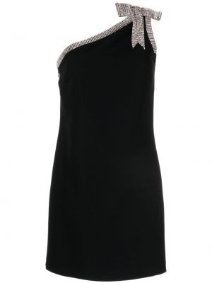 Коктейлна рокля с кристали Elie Saab черно