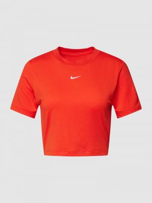 Czerwona koszulka z nadrukiem Nike