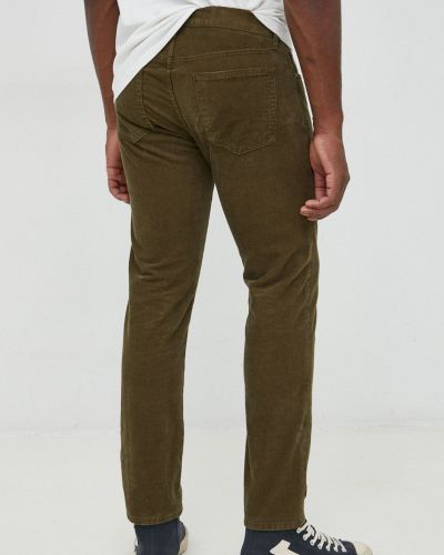 Pantaloni de catifea cord de catifea Gap verde