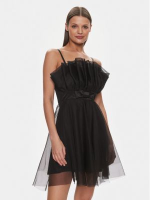 Коктейлна рокля Rinascimento черно