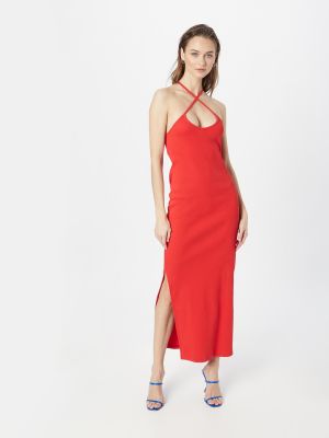 Μίντι φόρεμα Oval Square κόκκινο