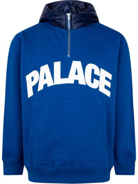 Bluza z haftem Palace, niebieski