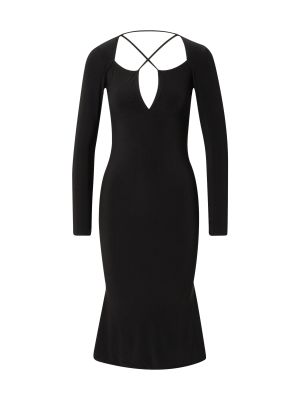 Μίντι φόρεμα Trendyol μαύρο