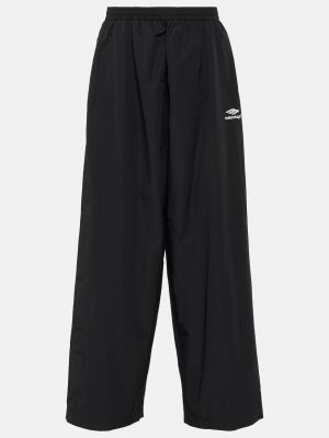 Спортивные брюки из поплина с логотипом 3b Balenciaga черный
