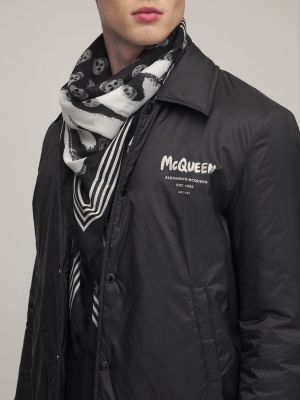 Schal aus modal Alexander Mcqueen schwarz