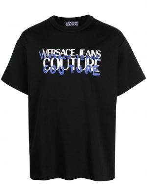 T-shirt Versace Jeans Couture svart