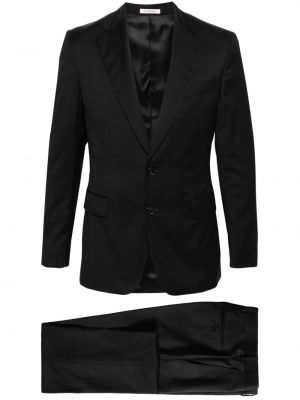 Vlněný oblek Fursac černý