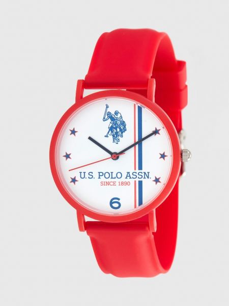 Zegarek U.s Polo Assn. czerwony