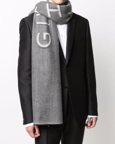 Bufanda con estampado Givenchy gris