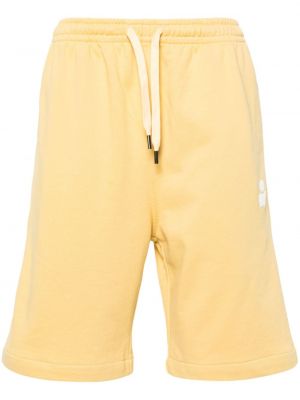 Bermuda kratke hlače od jersey Marant žuta