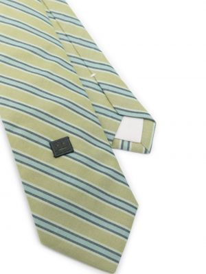 Krawat bawełniany Acne Studios zielony