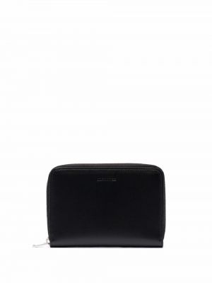 Cartera con cremallera Jil Sander negro