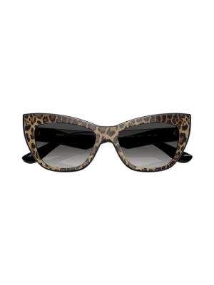 Okulary przeciwsłoneczne Dolce And Gabbana brązowe