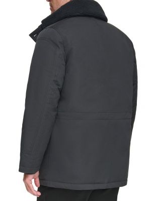 Флисовая утепленная куртка на молнии Marc New York черная