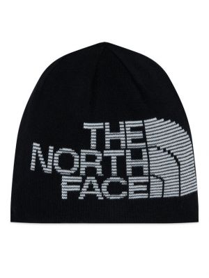 Obojstranná čiapka The North Face čierna