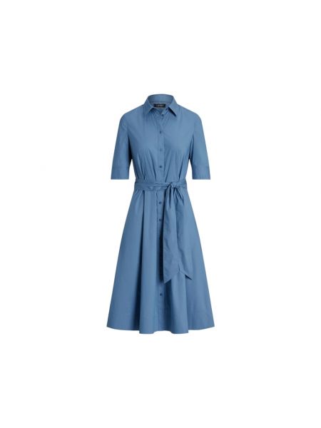 Sukienka elegancka Ralph Lauren niebieska