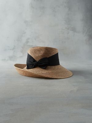 Соломенная шляпа Terrain черная