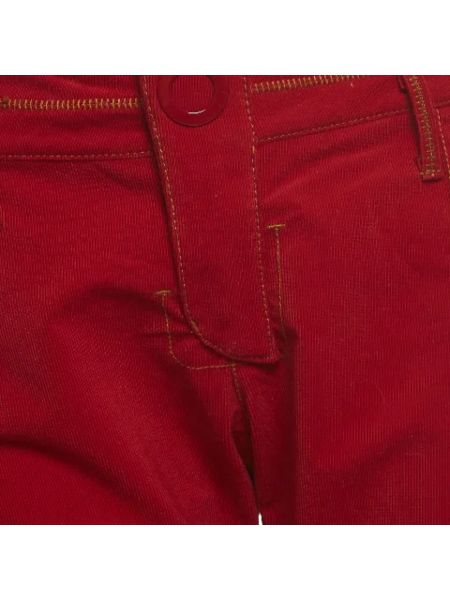 Pantalones de pana Dior Vintage rojo