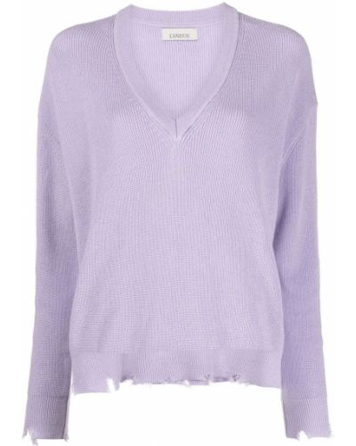 Jersey de punto manga larga de tela jersey Laneus violeta