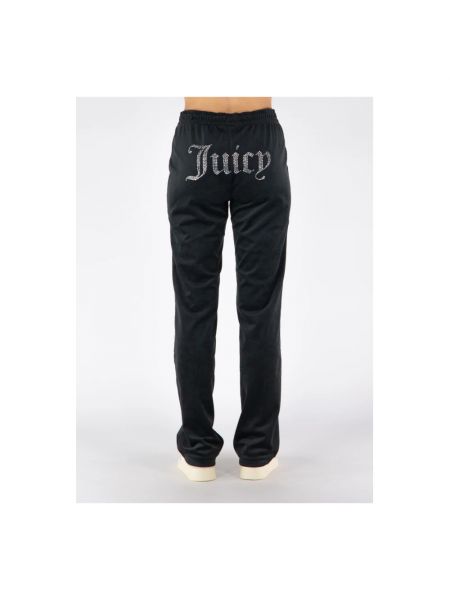 Pantalones rectos Juicy Couture negro