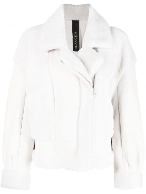 Usnjena jakna Blancha bela