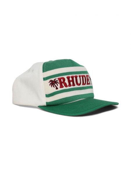 Siuvinėtas kepurė su snapeliu Rhude žalia