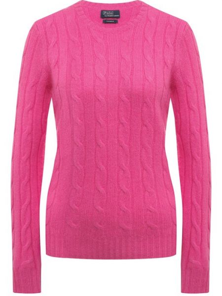 Кашемировый пуловер Polo Ralph Lauren розовый