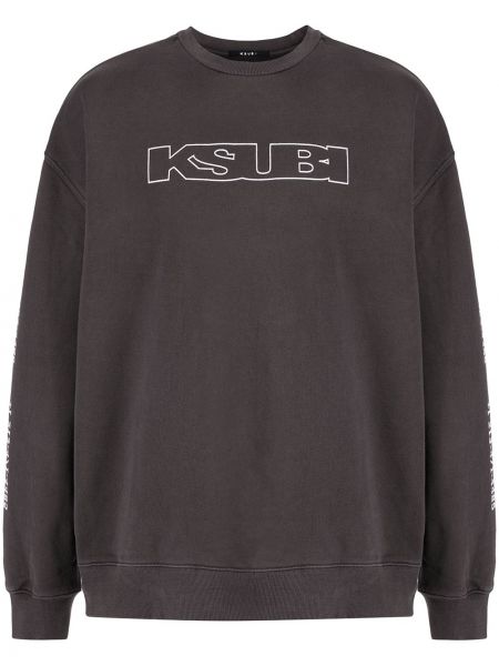 Trykt sweatshirt Ksubi blå