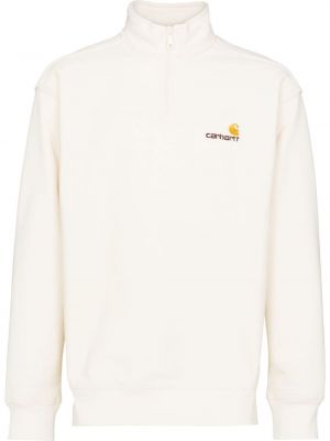 Siuvinėtas džemperis su užtrauktuku Carhartt Wip balta