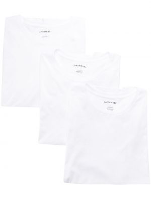 Риза бродирана Lacoste бяло
