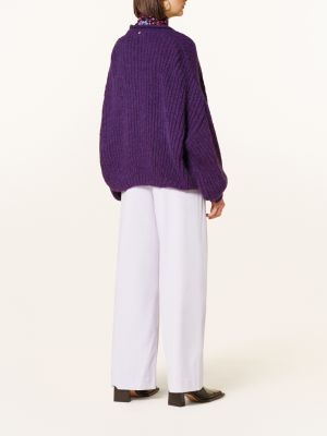 Dzianinowy sweter Fabienne Chapot fioletowy
