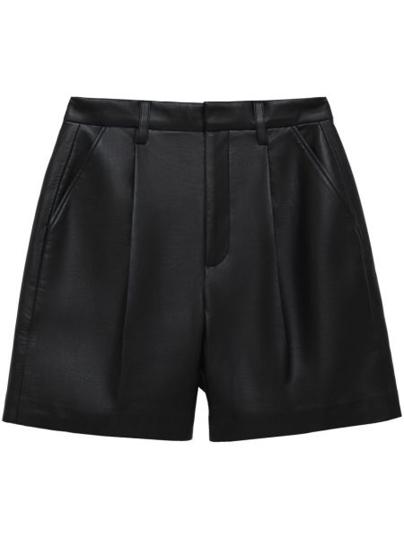 Leder shorts Anine Bing schwarz