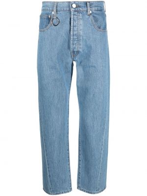 Niebieskie proste jeansy bawełniane Etudes