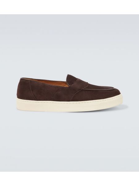 Loafers i mocka George Cleverley brun